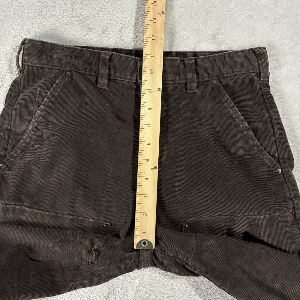 GAP Corduroy Carpenter Pant Chocolate Brown Women's 28 Dark Academia 90s Grunge - Picture 6 of 8